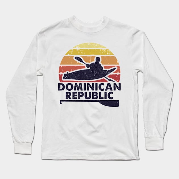 Dominican republic kayaking gift Long Sleeve T-Shirt by SerenityByAlex